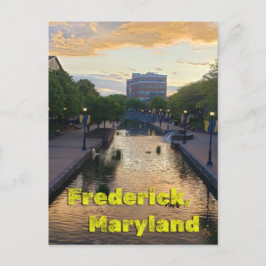 Carte Postale Carroll Creek Frederick Maryland #5 (Devant)
