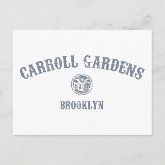 Carte Postale Carroll Gardens (Devant)