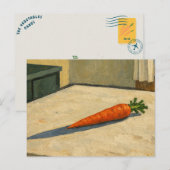 Carte Postale Carrot on a Table Art Postcard (Devant / Derrière)