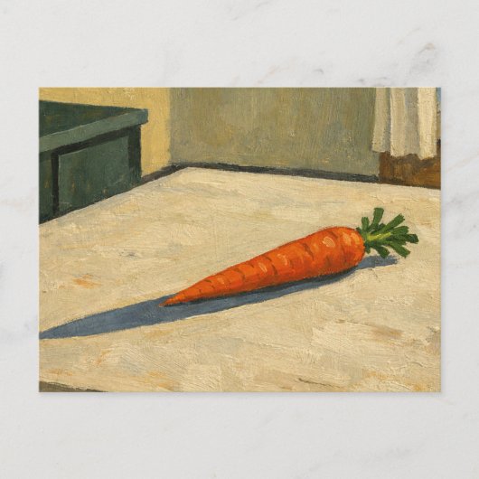 Carte Postale Carrot on a Table Art Postcard (Devant)