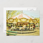 Carte postale carrousel (Devant / Derrière)