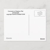 Carte postale carrousel (Dos)