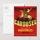 Carte Postale Carrousel (Devant / Derrière)
