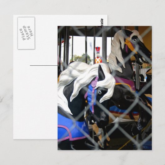 Carte Postale Carrousel (Devant / Derrière)