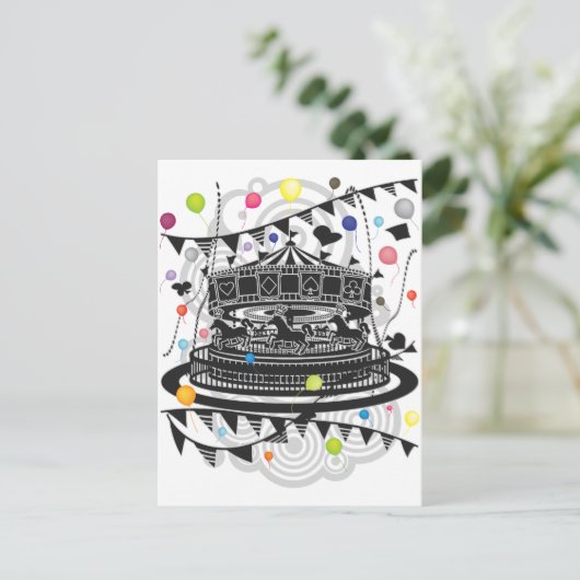 Carte Postale Carrousel (Debout devant)