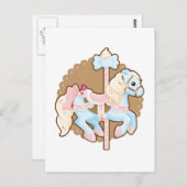 Carte Postale Carrousel à glace (Devant / Derrière)