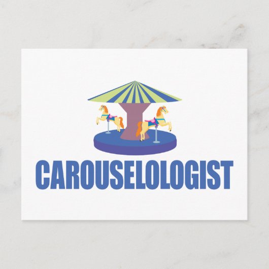 Carte Postale Carrousel amusant (Devant)