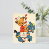 Carte Postale Carrousel d'anniversaire (Debout devant)