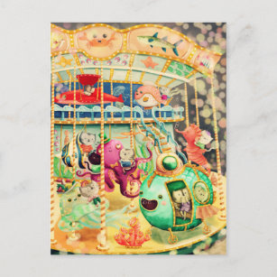 Carte Postale Carrousel Nautique Magique