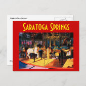 Carte postale Carrousel Saratoga - Customisé (Devant / Derrière)