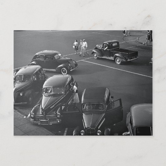 Carte Postale Cars Downtown, 1942 (Devant)