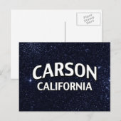 Carte Postale Carson California (Devant / Derrière)