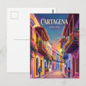Carte Postale Cartagena Colombie (Devant / Derrière)