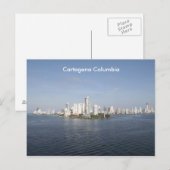 Carte Postale Cartagena Columbia, photographie, (Devant / Derrière)