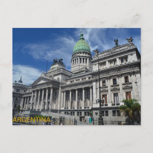 Carte Postale Cartão Postal - Argentine (Devant)