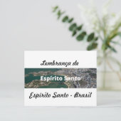 Carte Postale Cartão postal lembrança de Espírito Santo (Debout devant)