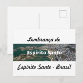 Carte Postale Cartão postal lembrança de Espírito Santo (Devant / Derrière)