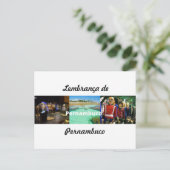 Carte Postale Cartão Postal Lembrança de Pernambuco (Debout devant)