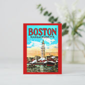 Carte Postale Carte-Cru Boston Artwork-34 (Debout devant)
