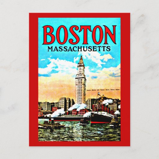 Carte Postale Carte-Cru Boston Artwork-34 (Devant)