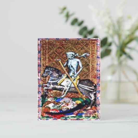 Carte postale Carte de décès (Debout devant)