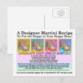 Carte postale Carte de recette à base de biscuits  (Devant / Derrière)