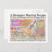 Carte postale Carte de recette Gumdrop Candy Marti (Devant / Derrière)