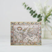 Carte postale Carte du monde antique (Debout devant)