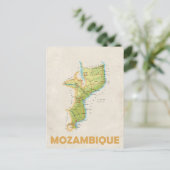 Carte postale carte du Mozambique  (Debout devant)
