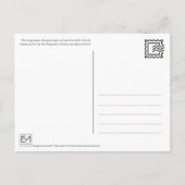 Carte postale Carte ferroviaire des États-Unis (Dos)