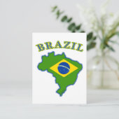Carte Postale Carte/Indicateur BRAZIl (Debout devant)