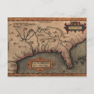 Carte postale Carte La Florida 1584