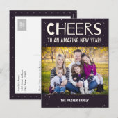 Carte postale Carte photo de l'année Extraordinair (Devant / Derrière)