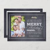 Carte postale Carte photo de Noël (Devant / Derrière)