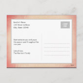 Carte postale Carte photo de Noël de voeux de paix (Dos)