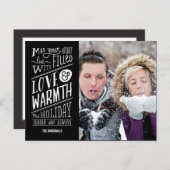 Carte postale Carte photo de vacances Amour et Cha (Devant / Derrière)