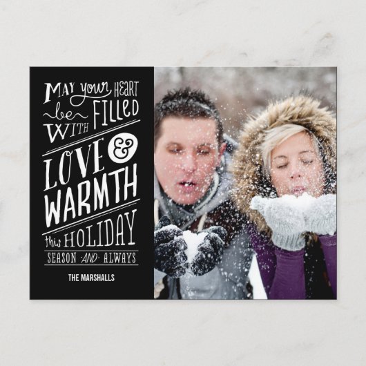 Carte postale Carte photo de vacances Amour et Cha (Devant)