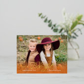 Carte postale Carte photo d'Halloween FOIL (Debout devant)