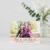 Carte postale Carte photo Halloween ou temps de tr (Debout devant)