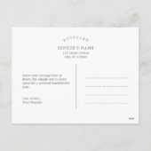 Carte postale Carte photo Halloween ou temps de tr (Dos)