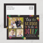 Carte postale Carte photo Jolly Season (Devant / Derrière)