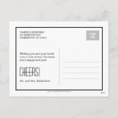 Carte postale Carte photo Mariage Collage Holiday (Dos)