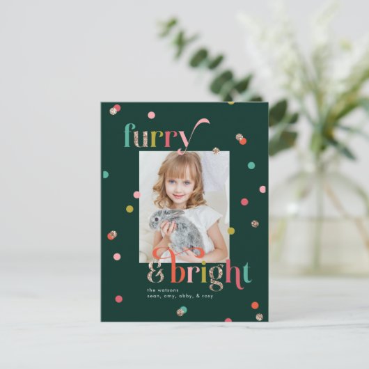 Carte postale Carte photo Vacances Bright and Furr (Debout devant)