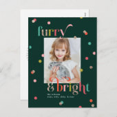 Carte postale Carte photo Vacances Bright and Furr (Devant / Derrière)