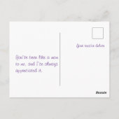 Carte postale Carte postale (Dos)