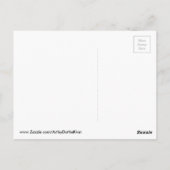 carte postale, carte postale avec poulet (Dos)