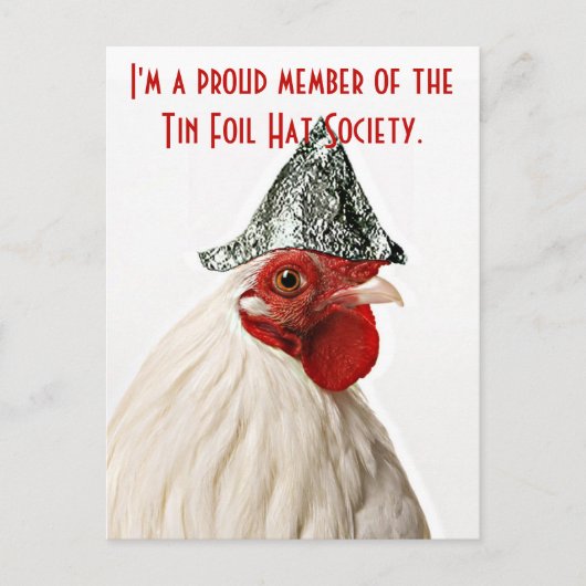 carte postale, carte postale avec poulet (Devant)