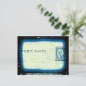 Carte Postale "Carte postale" (bleu) (Debout devant)