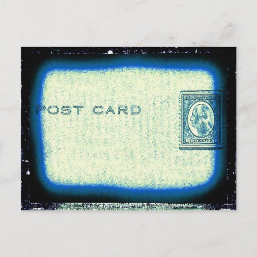 Carte Postale "Carte postale" (bleu) (Devant)