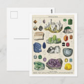 Carte postale Carte postale Carte minéralogique vi (Devant / Derrière)